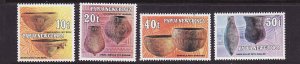 Papua New Guinea-Sc#558-61-unused NH set-1982-Wanigela Potte