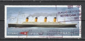 Canada     2538    (O)    2012    Le Titanic  / Le $1.80
