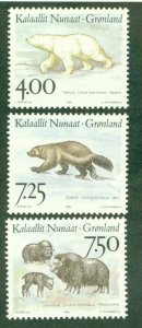 GREENLAND 296-8 MNH CV $8.50 BIN $4.55