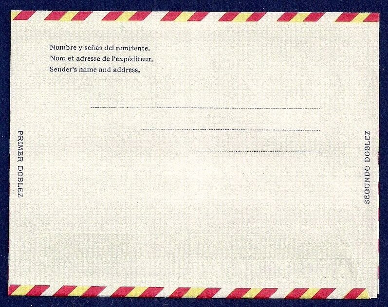 SPAIN Aerogramme 6P Meter Imprint 1965 Malaga cancel!