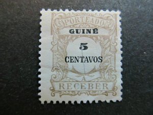 1921 A4P10F54 Portuguese Guinea Postage Due Stamp 5cmh*-