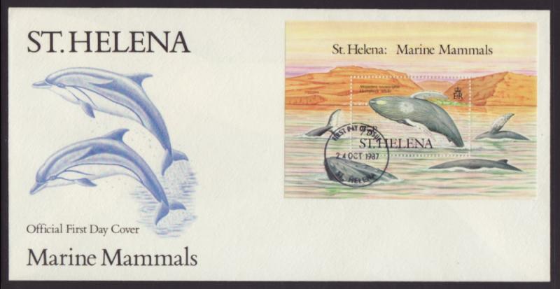 Saint Helena 487 Whale U/A FDC