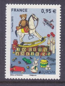France 4803 MNH 2015 EUROPA Rocking Horse & Children's Vintage Toys Issue