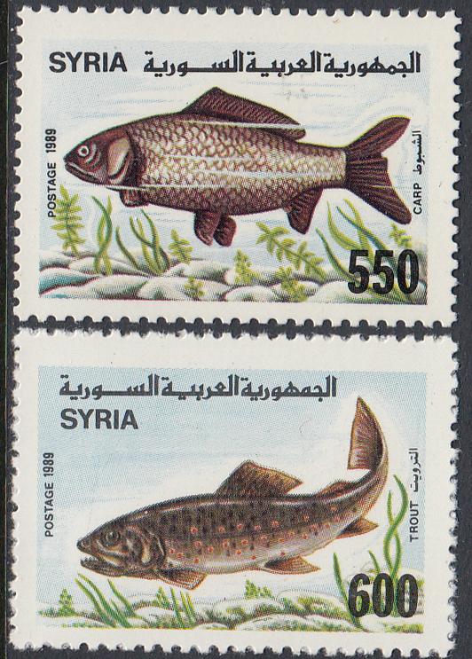 Syria 1181-2 MNH - Fish