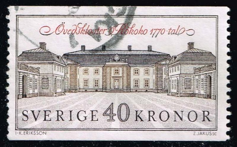 Sweden #1841 Ovedskloster Palace; Used (0.30)