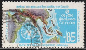 CEYLON 469, U.N. ECONOMIC COMMISSION TO ASIA. USED. VF. (355)