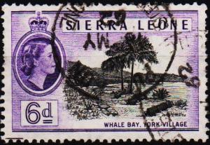 Sierra Leone. 1956 6d S.G.216 Fine Used