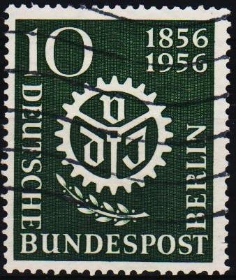 Germany(Berlin).1956 10pf S.G.B149 Fine Used