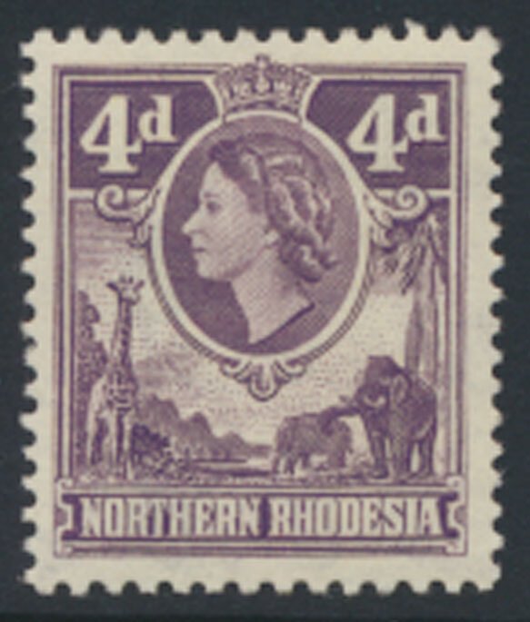 Northern Rhodesia  SG 66  SC# 66 MH  see detail and scans