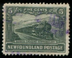 149 Newfoundland 5c Express Train, used