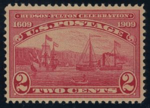 US Stamp #372 Hudson-Fulton 2c - PSE Cert - XF-SUP 95 - MDG - SMQ $185.00