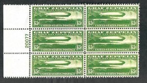 C13 Graf Zeppelin side number plate block Cinderella