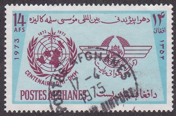 Afghanistan # 880, Meteorological Cooperation, Used