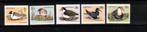 Australia Sc 682-6 MNH of 1978 - Birds - HM05