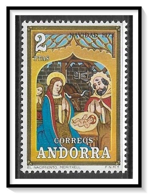 Andorra Spanish #77 Christmas MNH