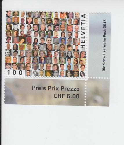 2013 Switzerland - Swiss Faces (Scott 1483) MNH