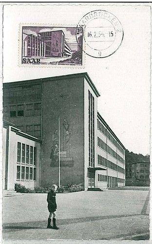 ARCHITECTURE : MAXIMUM CARD - SAAR 1954