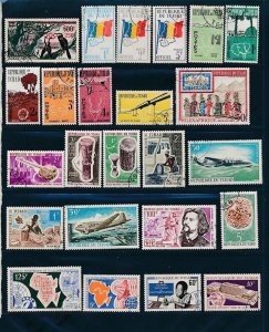 D395576 Chad Nice selection of VFU Used stamps
