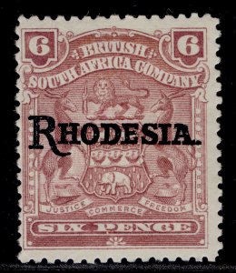 RHODESIA EDVII SG106b, 6d reddish mauve, M MINT. Cat £28.