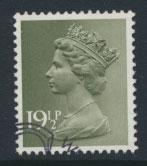 GB Machin 19½p  SG X957  Scott MH110 Used with FDC cancel  please read details