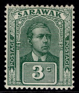 SARAWAK GV SG78, 3c green, M MINT.