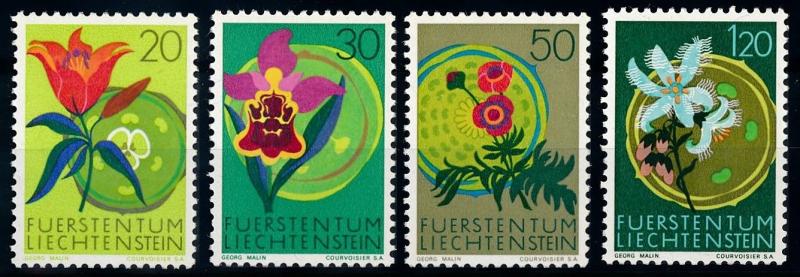 [67696] Liechtenstein 1970 Flora Flowers Blumen  MNH