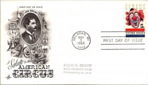 FDC 1966 SC#1309 Artcraft Cachet - Delavan, Wi - Single - F77984