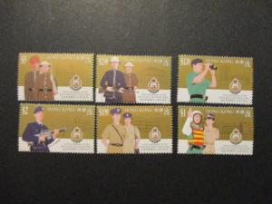 Hong Kong Scott 693-698 Police set MNH**