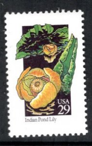 US 2680 MNH VF Wildflowers -Indian Pond Lily