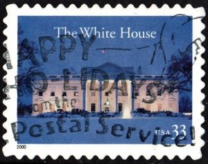 SC#3445 33¢ The White House Single (2000) Used