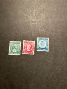 Stamps German Occupation Wurttemberg Scott #8nB9-11 never hinged