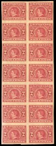 United States, 1904-9 #371 Cat$490, 1909 Alaska-Yukon, 2c carmine, imperf. bl...