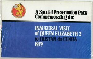 Tristan da Cunha 1979 Commemoration Pack QEII Visit Signed 7 Main FamiliesJK5642