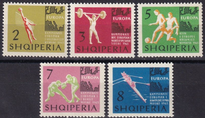 Albania #686-90  MNH CV $6.05  (Z8023)