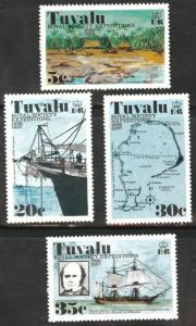 TUVALU Scott 54-57 MNH** Royal expeditions set