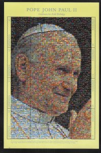 Dominica 2225 Pope John Paul II Mini-Sheet MNH c.v. $8.00