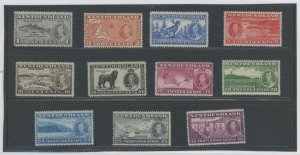 Newfoundland #233-243 Mint (NH) Single (Complete Set)