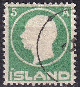 Iceland #92  F-VF Used CV $12.00  (Z7788)