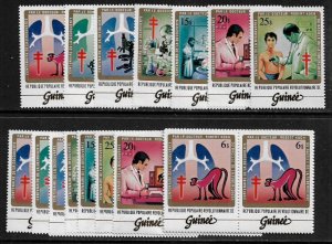 Guinea #852-8 MNH Set - Dr Robert Koch, TB Bacillus - Wholesale X 5