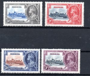 [AC] Bermuda 1935 Sc #100-103 Complete Set Mint *Light Hinged*