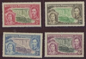 Southern Rhodesia #38-41 Mint (NH) Single (Complete Set)