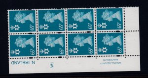 GB Regional Northern Ireland 65p Control Block Of 8 MNH BP10774