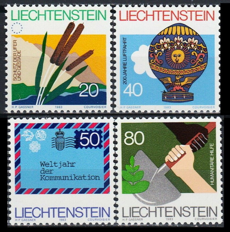 1983    Liechtenstein     824-27    Events & Anniversaries    2,50 €