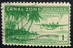Canal Zone, Scott C20, Used