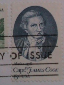 ​UNITED STATES- 1978 CAPTAIN COOK-.FIRST DAY COVER-MNH-VERY FINE