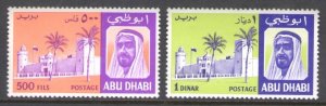 1967-69 Abu Dhabi, SG. 36/37 - Shaikh Shakhbut bin Sultan al Nahyan - MNH**