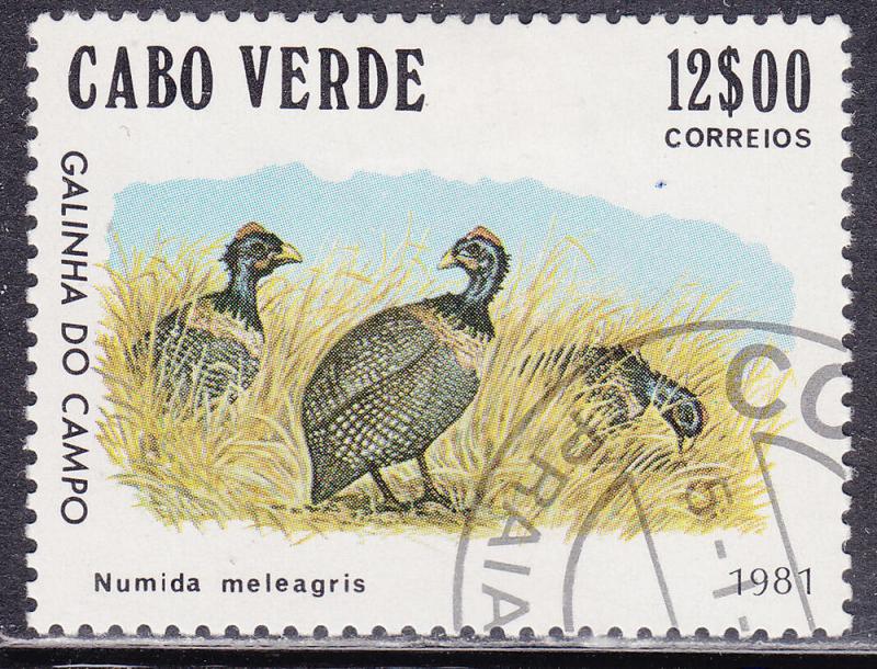 Cape Verde 440 Used 1981 Guinea Fowl