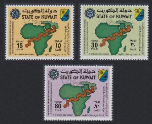 Kuwait Medicine Viral Diseases 3v 1983 MNH SC#921-923 SG#1000-1002