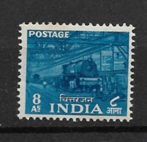 1955 India 262 8a Chittaranjan Locomotive MNH