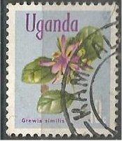 UGANDA, 1969, used 10c, Flowers, Scott 116